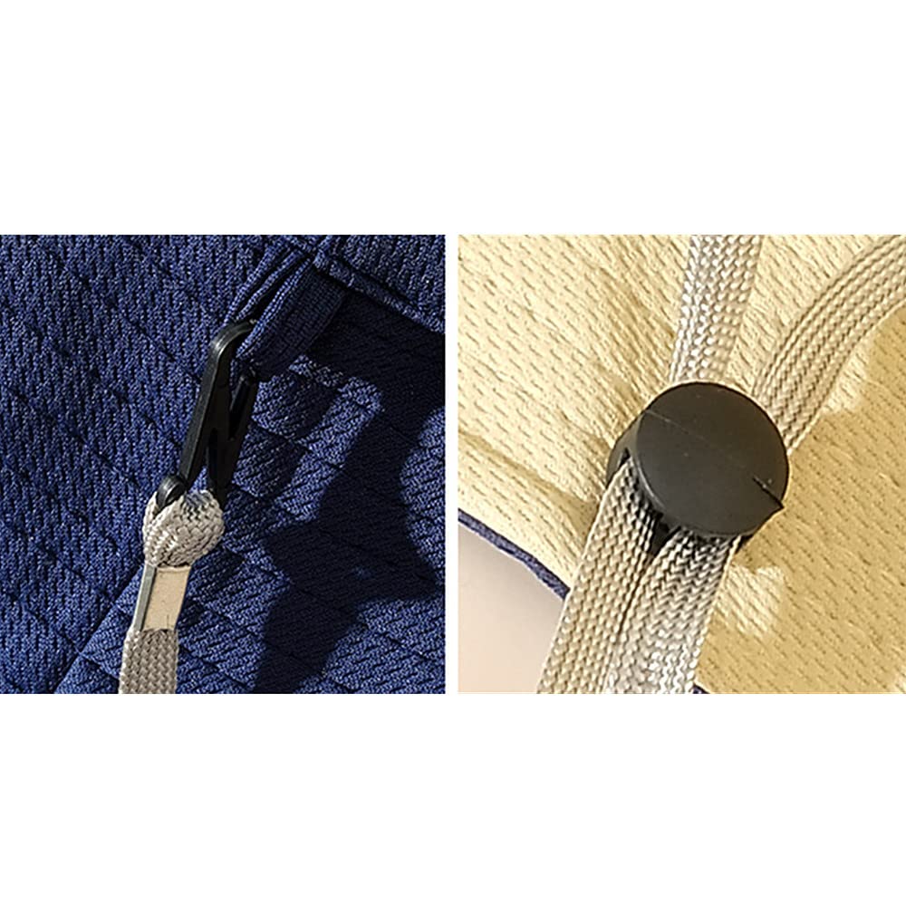 Foldable Beach Fishing Cap UV Sun Protection Waterproof Breathable Wide Brim Bucket Sun Hat for Women - Image 5