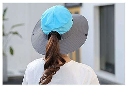 Outdoor UV Sun Protection Waterproof Breathable Face Neck Flap Cover Folding Sun Hat for Men/Women - Image 5