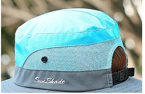 Outdoor UV Sun Protection Waterproof Breathable Face Neck Flap Cover Folding Sun Hat for Men/Women - Image 6