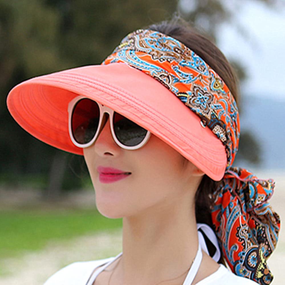 Women's Multifunctional UV Sun Protection Waterproof Breathable Face Neck Flip Folding Sun Hat - Image 7