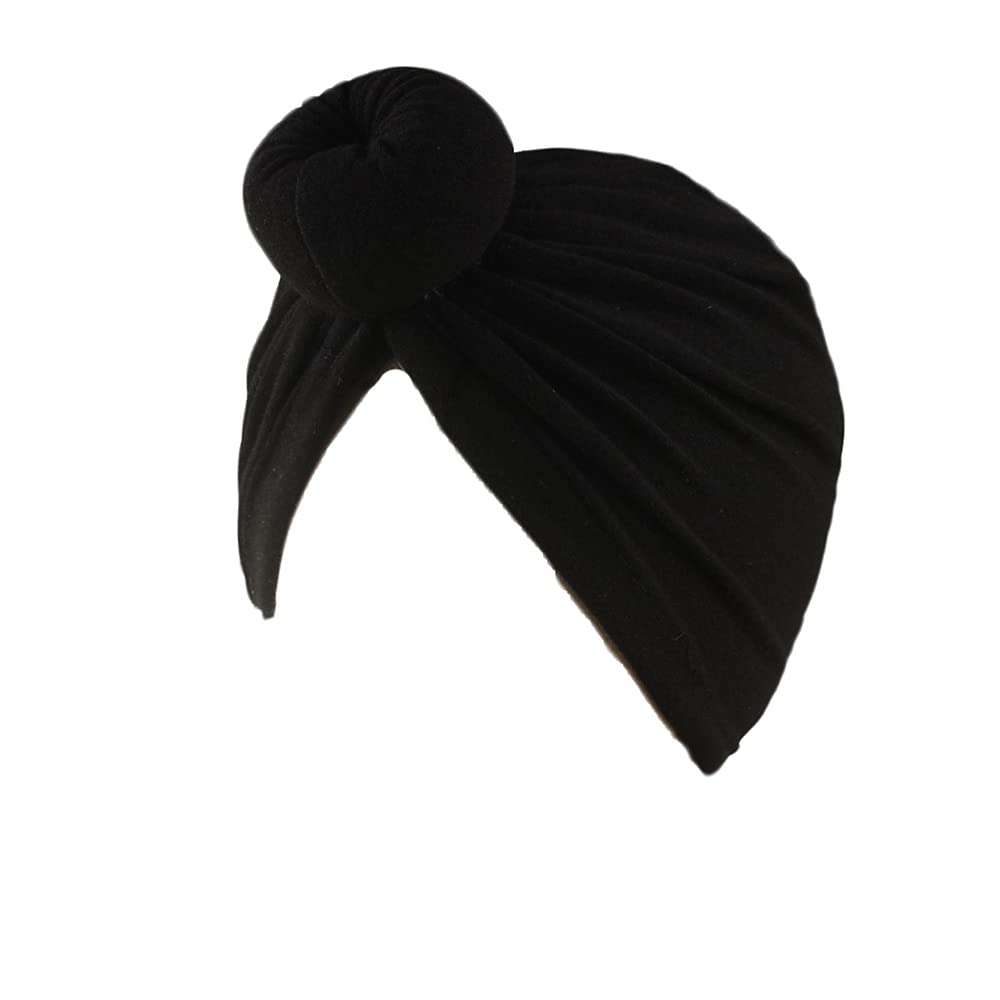 XYX Baby Girl Toddlers Breathable Cotton Hat Newborn Knotted Hat Cute Donut Soft Turban Bow Knot Cap - Image 7
