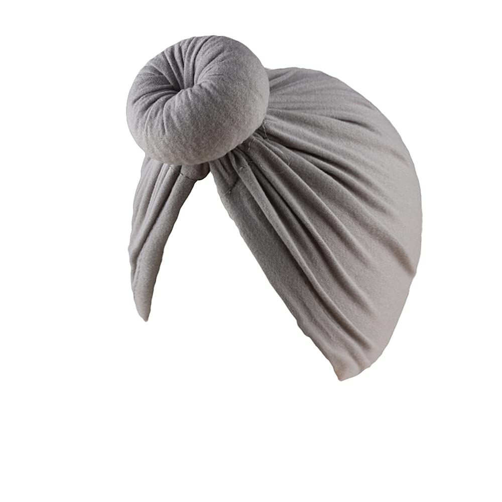 XYX Baby Girl Toddlers Breathable Cotton Hat Newborn Knotted Hat Cute Donut Soft Turban Bow Knot Cap - Image 8