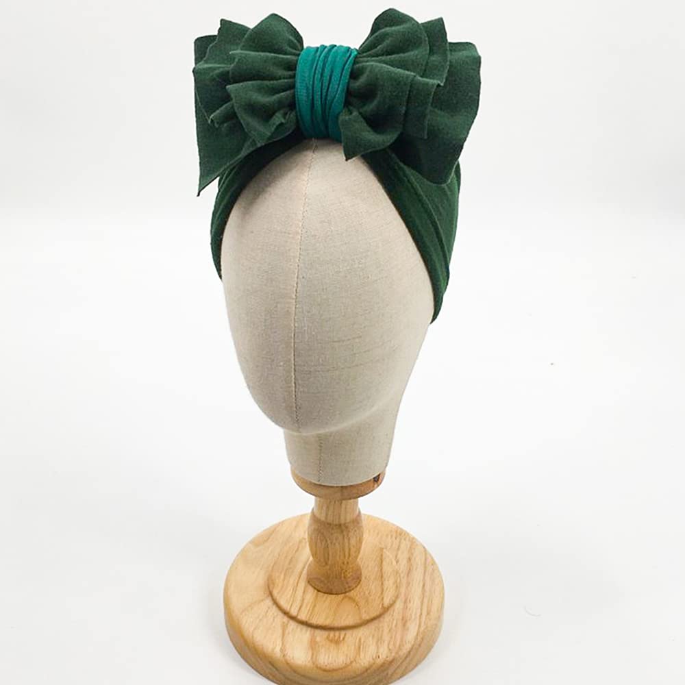 XYX Baby Girl Toddlers Breathable Cotton Hat Newborn Knotted Hat Cute Donut Soft Turban Bow Knot Cap - Image 7