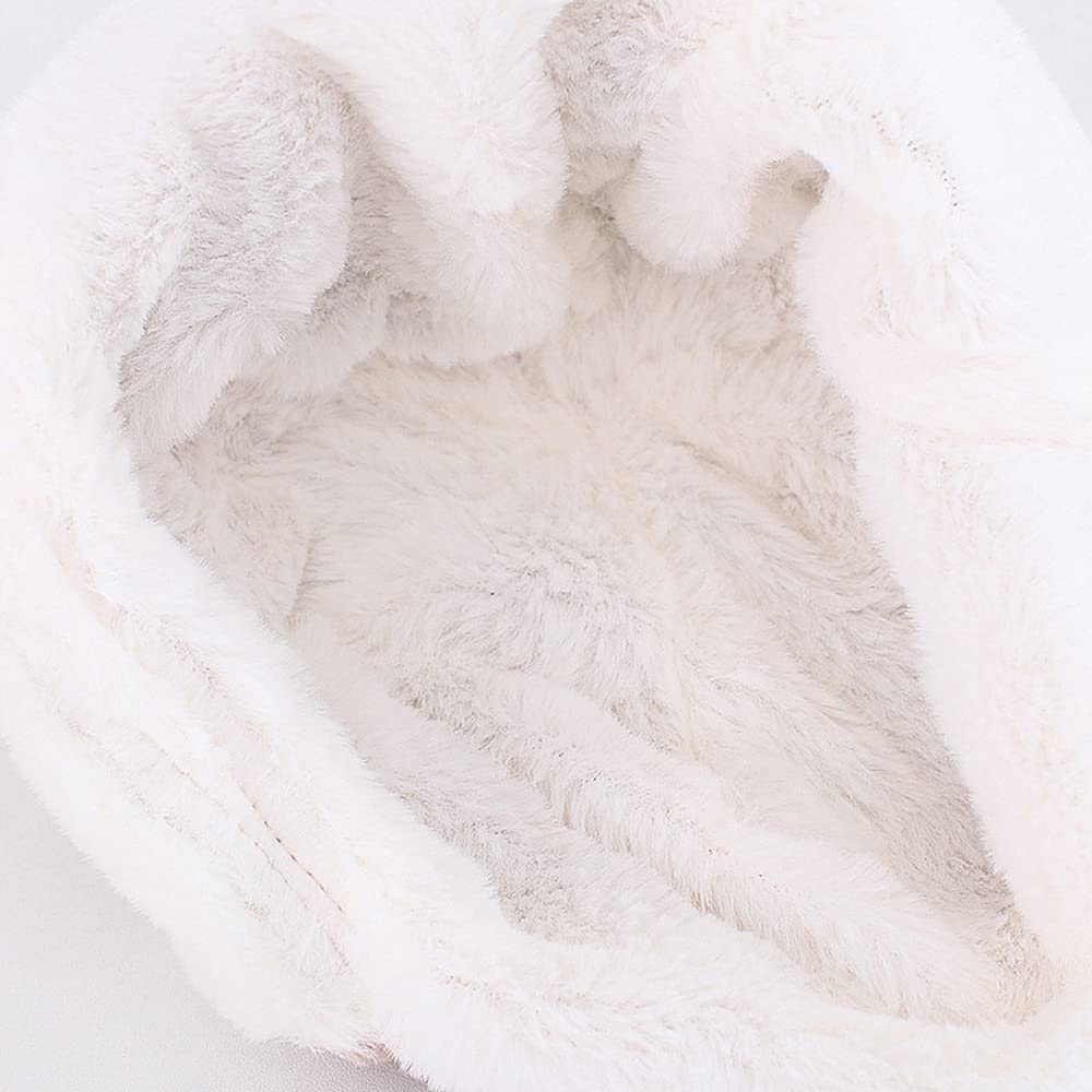 XYX Crochet Earflap Fleece Hats Beanie Cap Winter Warm Knit Caps for Toddlers Baby Girls and Boys - Image 9